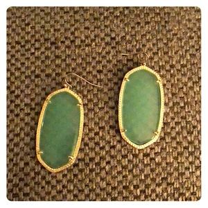 Kendra Scott “Danielle” in Chalcedony Green